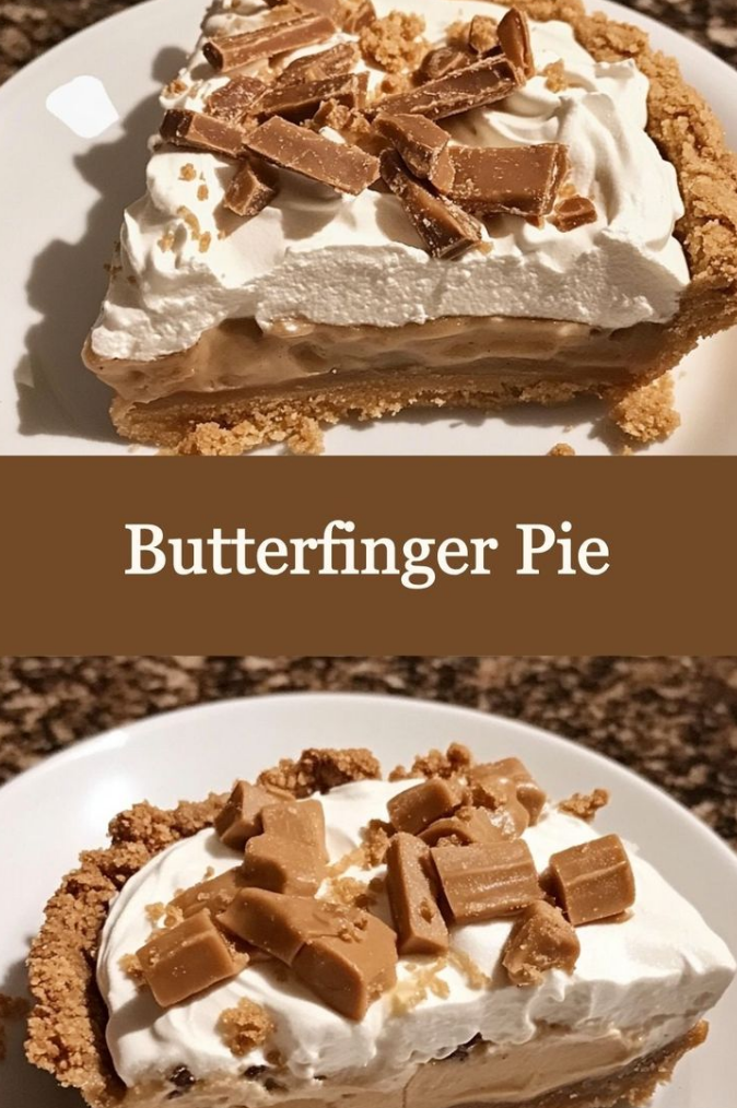 Irresistible Butterfinger Pie