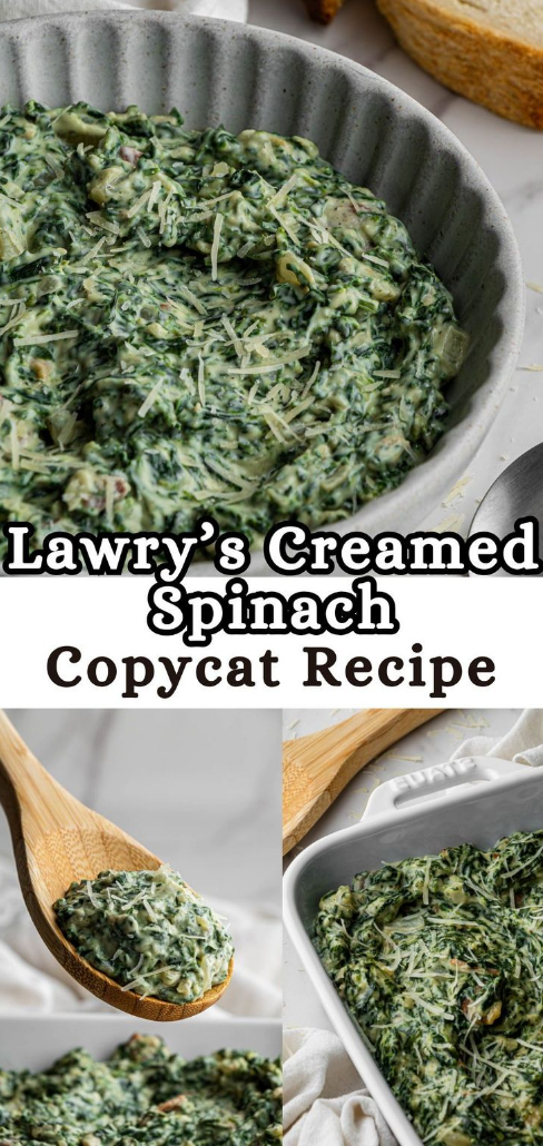 Lawry’s Creamed Spinach Copycat Recipe