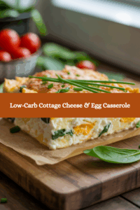 Low-Carb Cottage Cheese & Egg Casserole