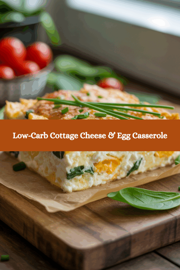 Low-Carb Cottage Cheese & Egg Casserole
