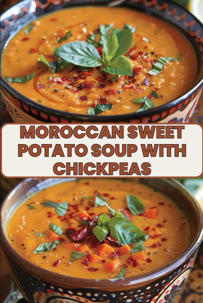 Moroccan Sweet Potato Soup