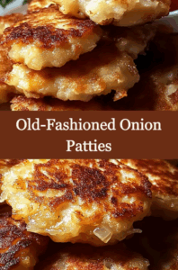 Old-Fashioned Onion Patties
