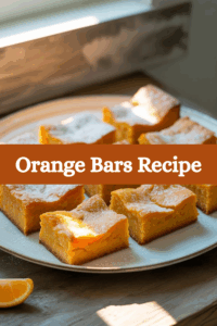 Orange Bars Recipe