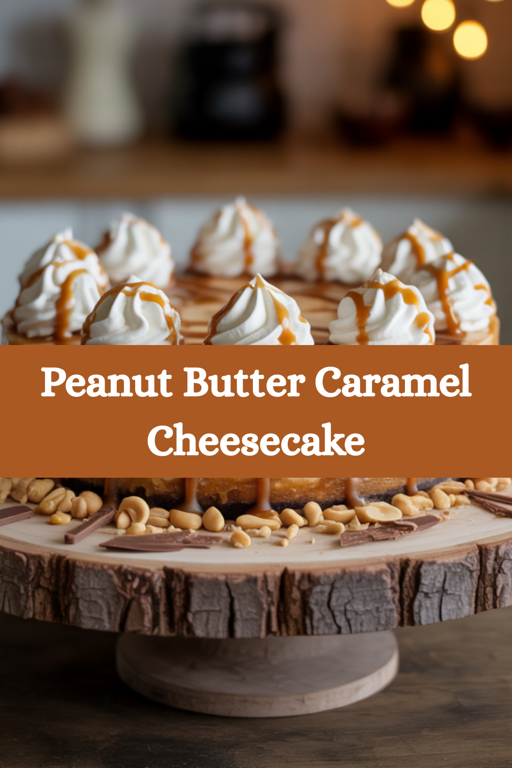 Peanut Butter Caramel Cheesecake