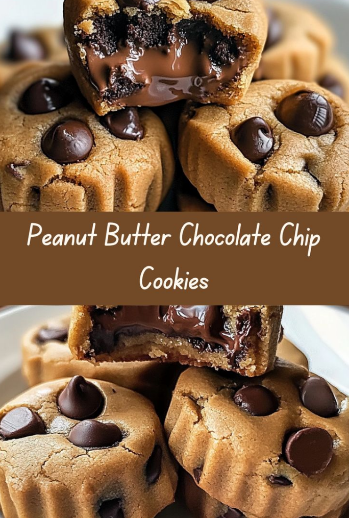 Peanut Butter Chocolate Chip Cookies Recipe