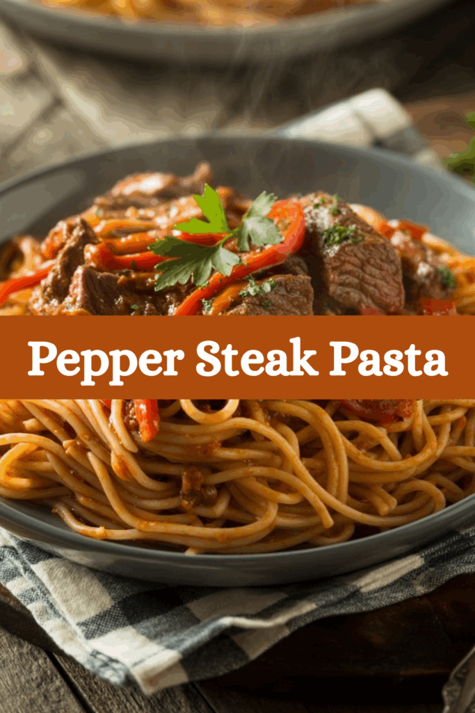 Pepper Steak Pasta