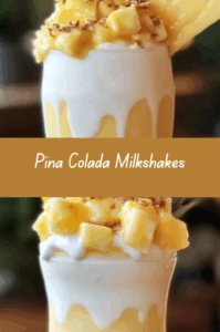 Piña Colada Milkshakes