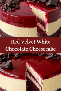 Red Velvet White Chocolate Cheesecake Recipe