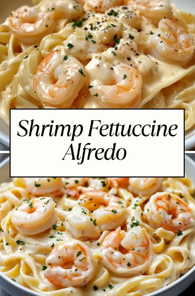 Shrimp Fettuccine Alfredo