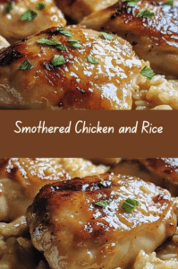 Smothered Chicken & Rice