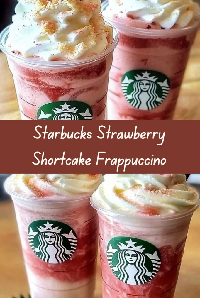 Starbucks Strawberry Shortcake Frappuccino