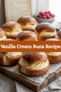 Vanilla Cream Buns Recipe