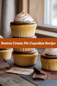 Boston Cream Pie Cupcakes Recipe
