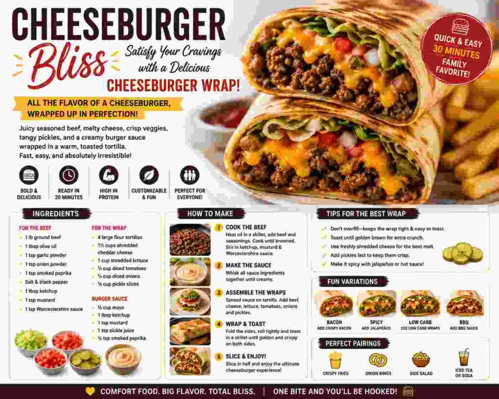 Cheeseburger Wrap