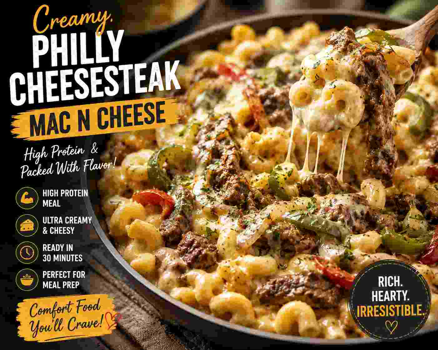 Creamy Philly Cheesesteak