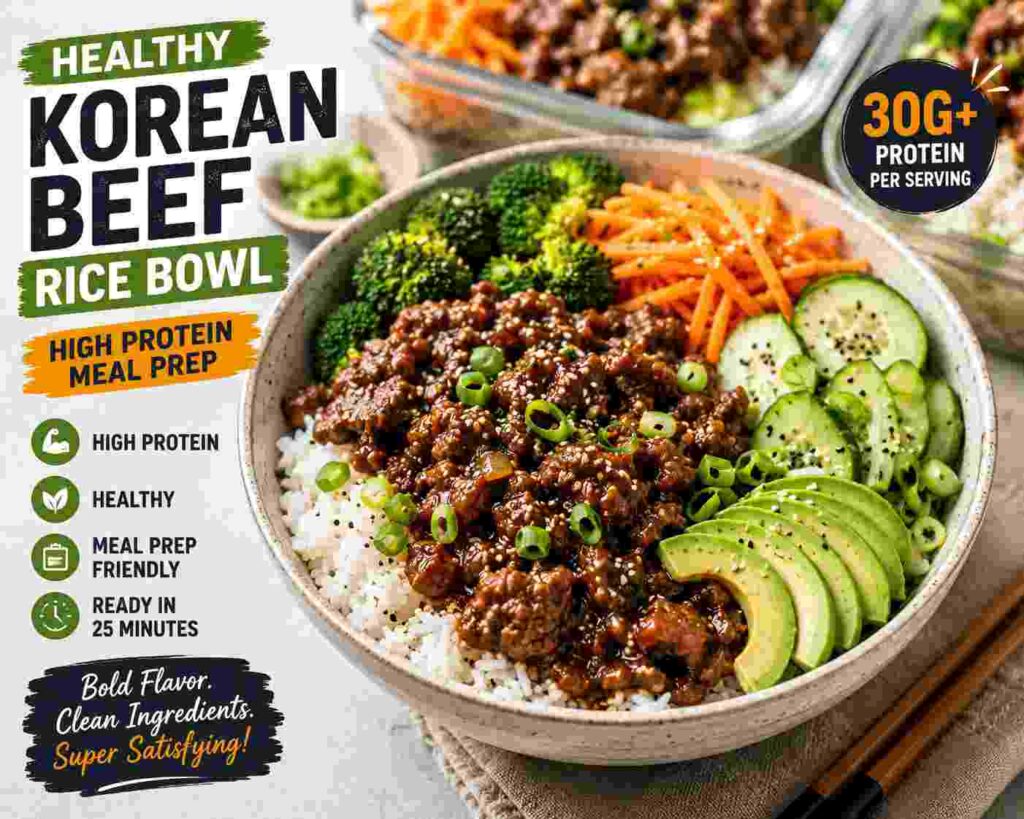 Healthy Korean Beef Rice