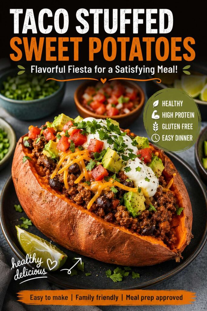 Taco Stuffed Sweet Potatoes Flavorful Fiesta