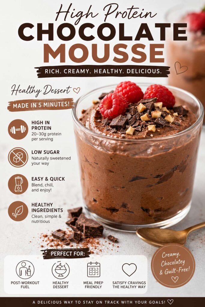 Chocolate Mousse A Rich, Creamy Healthy Dessert